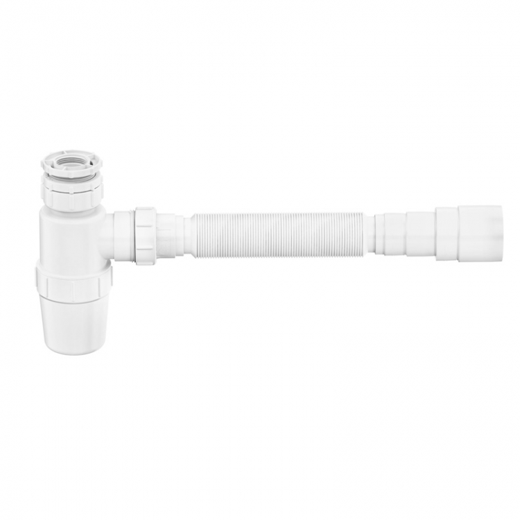 Sifão ajustável branco
